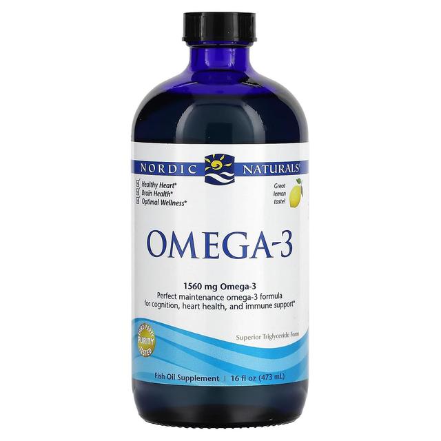 Nordic Naturals, Omega-3, Citron, 1.560 mg, 16 fl oz (473 ml) on Productcaster.