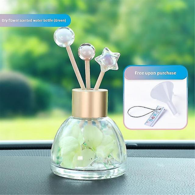 Sjioh søt blomst aromaterapi bil air outlet dekorasjon parfyme clip dispenser flaske air freshener decor auto interiør tilbehør on Productcaster.