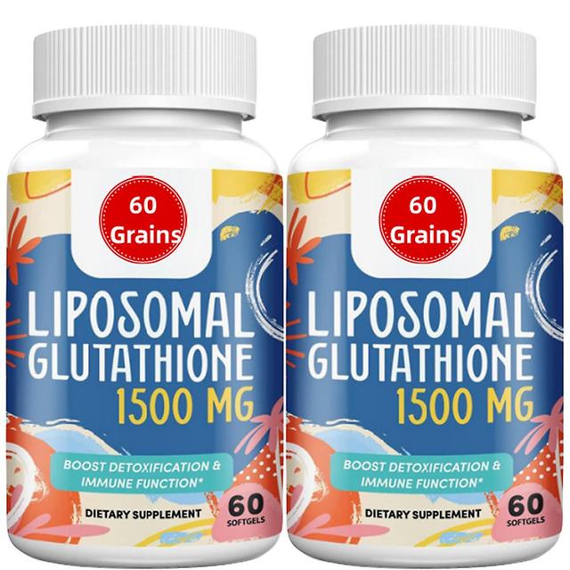 1500mg liposomal glutathion | Reduceret L-glutathion - glutathion supplement med C-vitamin - Master antioxidant - Forbedret absorption - Non-GMO An... on Productcaster.