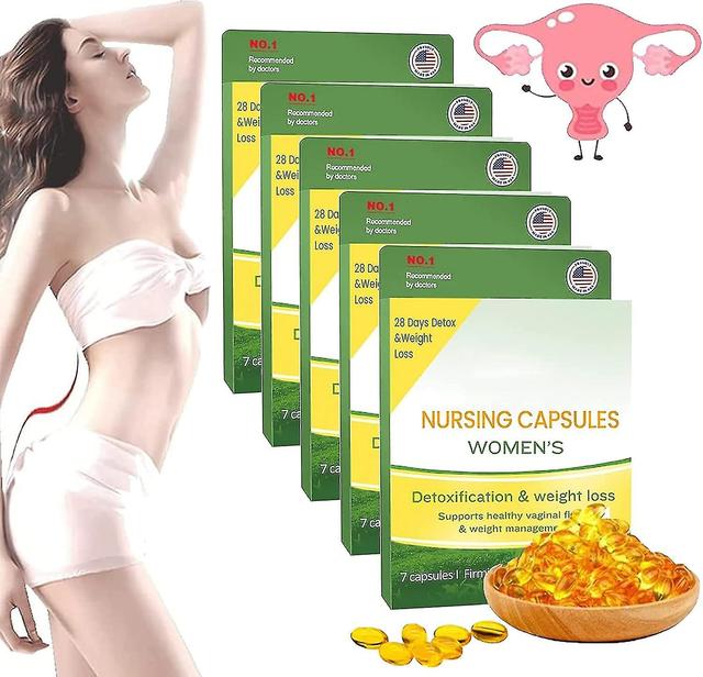 Ultraslim Natural Detox Slimming kapsler, Ultraslim Detox kapsler, Instant Anti-kløe Detox Stram nærende vagina til kvinder 35pcs on Productcaster.