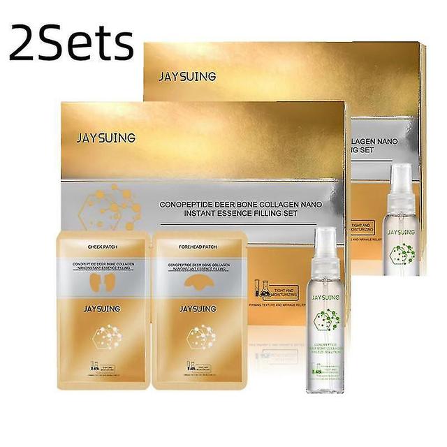 Peptide Deer Bone Collagen Essence Kit, Japanese Nano Instant Essence Filling Set 2sets on Productcaster.