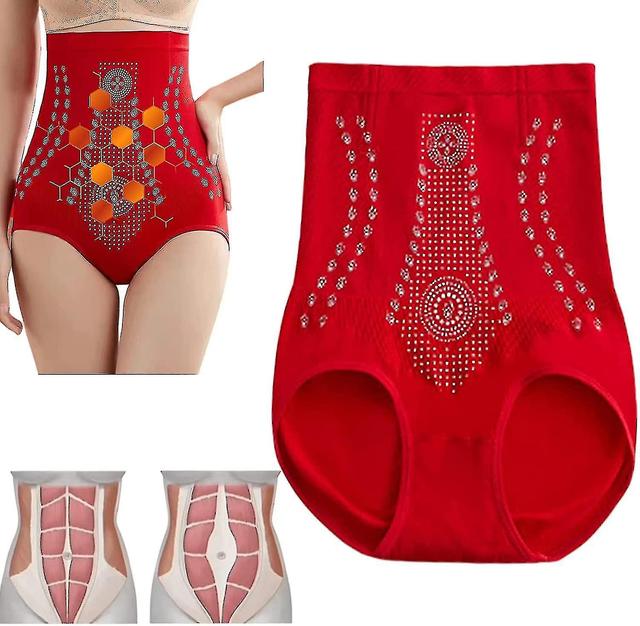 Ions Tech Unique Fibre Restoration Shaper, Graphene Honeycomb Vaginal Tighteningbody Shaping Briefs,fat Burning Tummy High Quality d~ M Red on Productcaster.