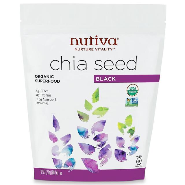 Nutiva, Organic Chia Seed, Black, 32 oz (907 g) on Productcaster.