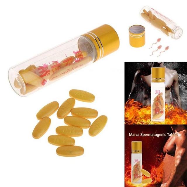 10Pills Marca Spermatogenic Tablets Male Enhancer Delay Ejaculation Sex Products on Productcaster.