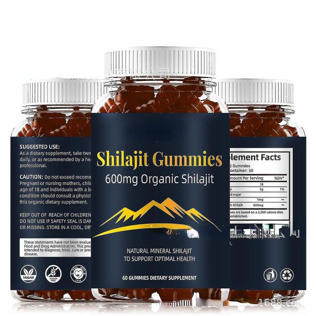 Shilajit Gummies, 600mg Organic Shilajit, Shilajit Resin Gummies, Shilajit Supplement Shilajit Gummies Himalayan Organic 1PC on Productcaster.