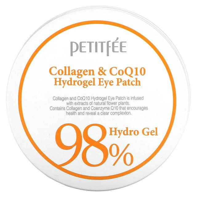 Petitfee, Collagen & CoQ10 Hydrogel Eye Patch, 60 Patches, 1.4 g Each on Productcaster.