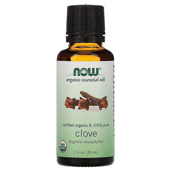 Now Foods, Organic Essential Oils, Clove, 1 fl oz (30 ml) on Productcaster.