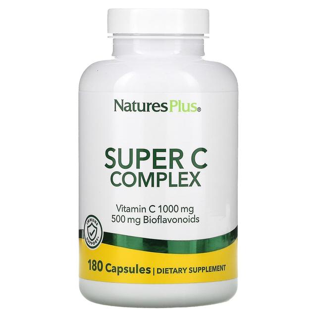 Nature's Plus NaturesPlus, Super C Complex, 180 Cápsulas on Productcaster.