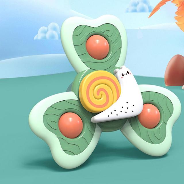 Flower Shape Toy Anti Bite Rotating-toy Early Education Rotating Toy For Educating Snail on Productcaster.