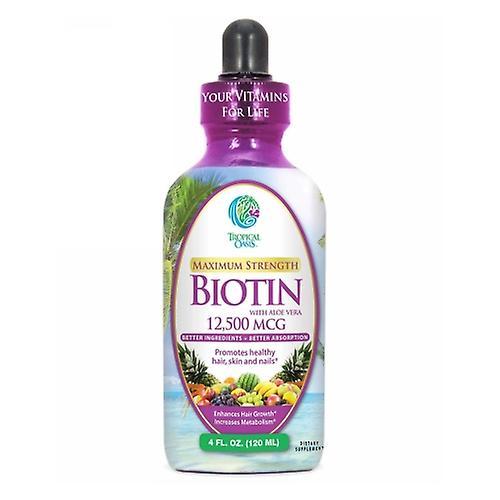 Tropical Oasis Tropische Oase Extra Stärke Biotin,12,500 mcg,4 Oz (Packung von 1) on Productcaster.