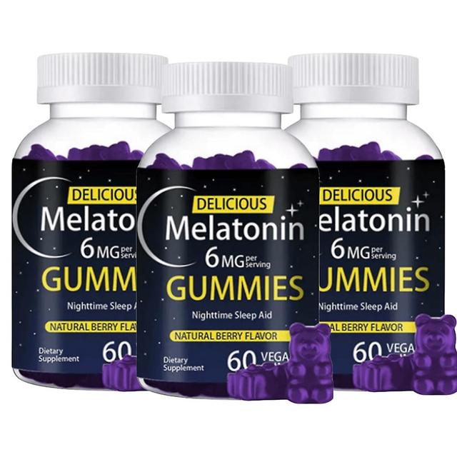 Biovitamine | Melatonin 6 mg - Immune Plus Schlaf Melatonin Gummibärchen 60ct 3PCS on Productcaster.