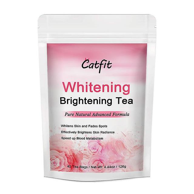 Visgaler Whitening Brightening Tea Improve Dull Skin Tone Antioxidant Beauty Detox Promote Digestion Accelerate Metabolism Product 42 days on Productcaster.