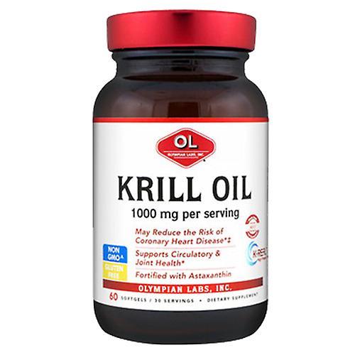 Olympian Labs Krill Oil, 1 gm, 60 softgels (pakke med 2) on Productcaster.