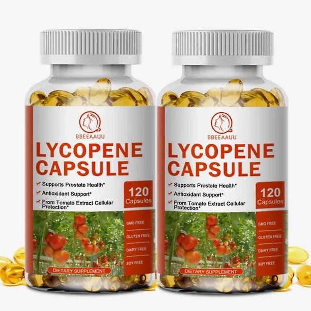 Eccpp Tomato Extract Lycopene Capsules Powerful Men Prostate Supplement Relieve Prostate Urination Pain Improve Man Function 2 bottles on Productcaster.