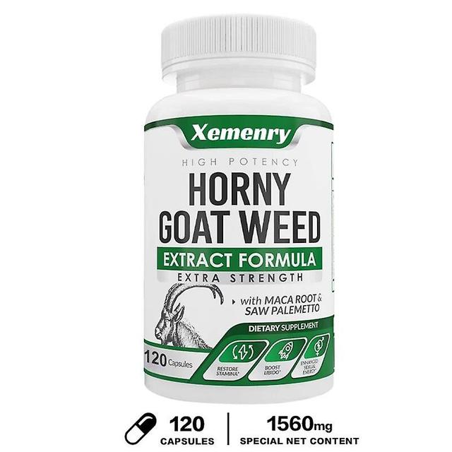 Vorallme Horny Goat Weed För Män För Att Förbättra Energi, Uthållighet Och Prestanda 120 kapslar on Productcaster.