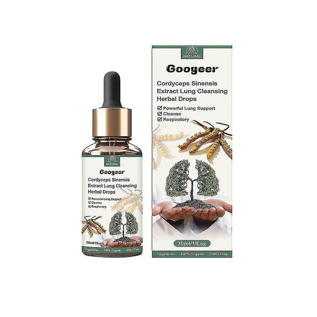 Cordyceps Sinensis Extract Lung Clearing Drops Clean & Breathe on Productcaster.