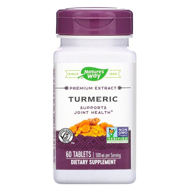 Nature's Way, Premium Extract, Turmeric, 500 mg , 60 Tablets on Productcaster.