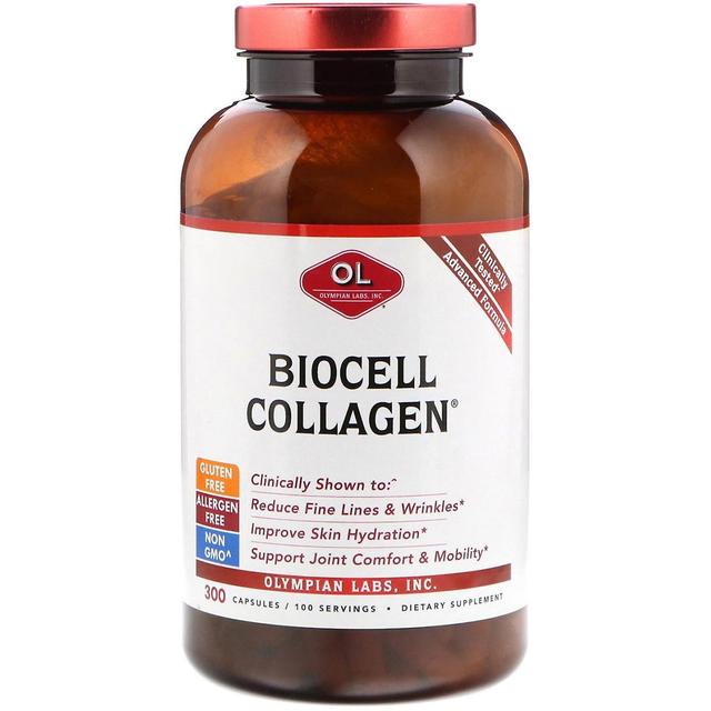 Olympian Labs, Biocell Collagen, 300 Capsules on Productcaster.