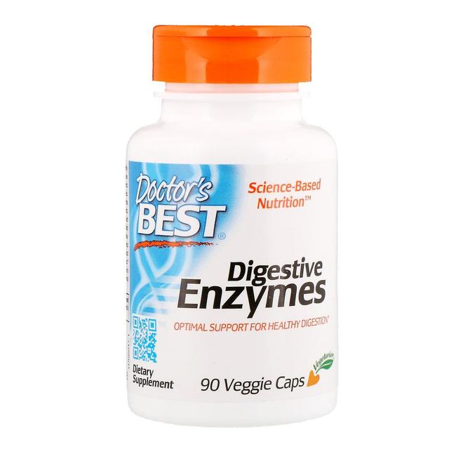 Doctor's Best, Digestive Enzymes, 90 Veggie Caps on Productcaster.