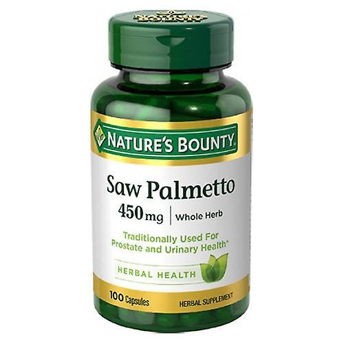 Natures Bounty Nature's Bounty Saw Palmetto,450 mg, 100 kapslar (Förpackning med 1) on Productcaster.