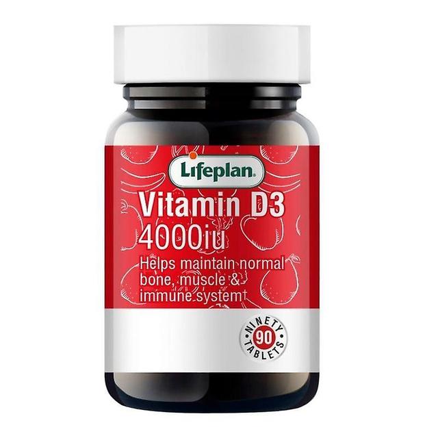 Life Plan Lifeplan Vitamín D3 4000iu Tablety 90 (FA0139) on Productcaster.