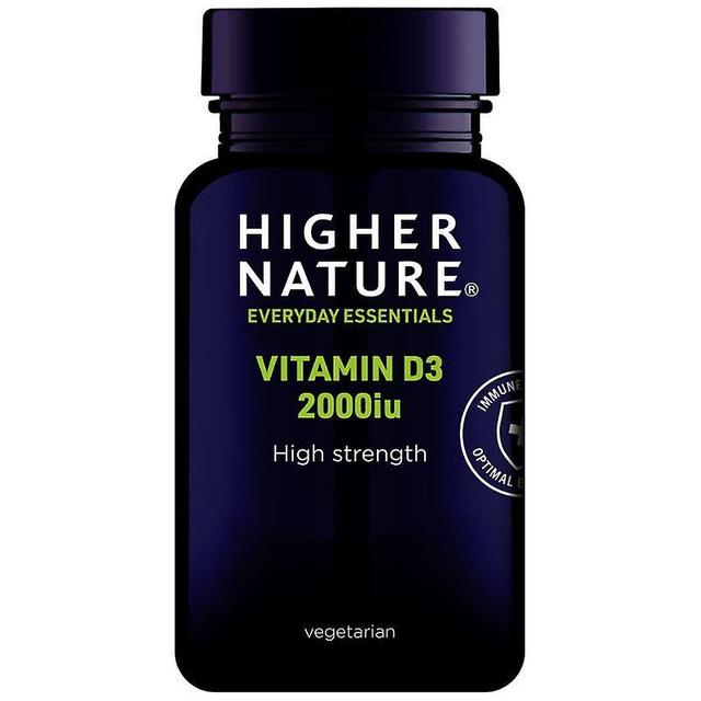 Higher Nature Vitamin D3 2000iu Vegicaps 60 (DV2060) on Productcaster.