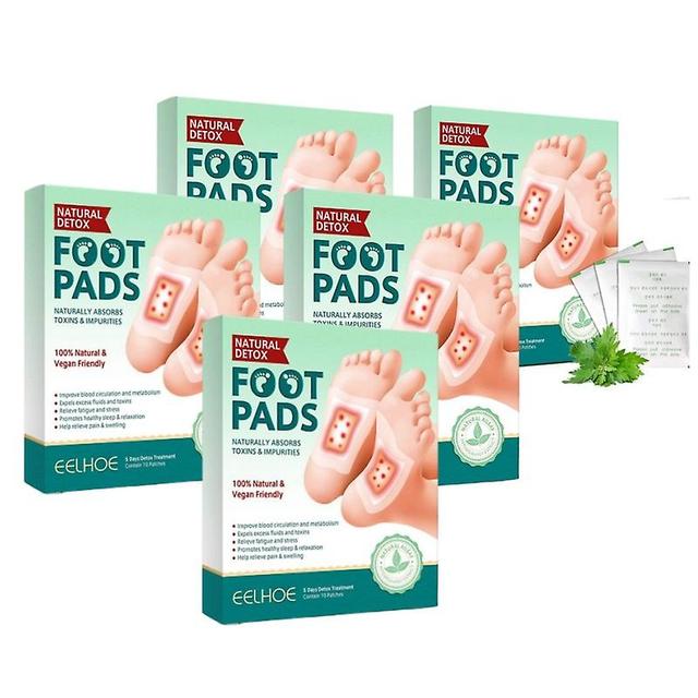 50pcs Natural Ingredients Detox Foot Patches,organic Bamboo Vinegar Detox Foot Pads Improves Sleep Quality,easy To Use on Productcaster.