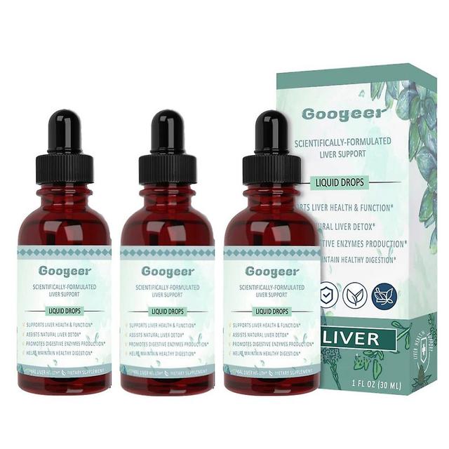 1-3 stuks Repair Drops Lever Cleanse Detox Verlichten Vermoeidheid Lever Ondersteuning Supplement 3pcs on Productcaster.