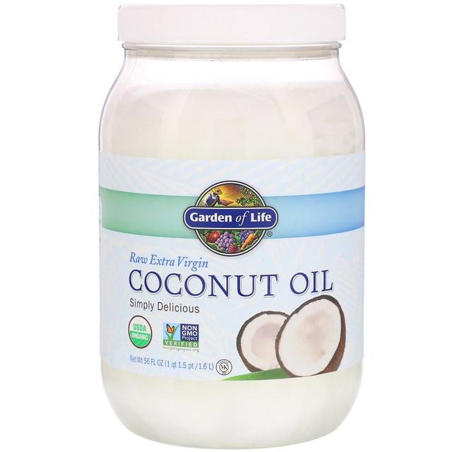 Garden of Life, Raw Extra Virgin Coconut Oil, 56 fl oz (1.6 l) on Productcaster.