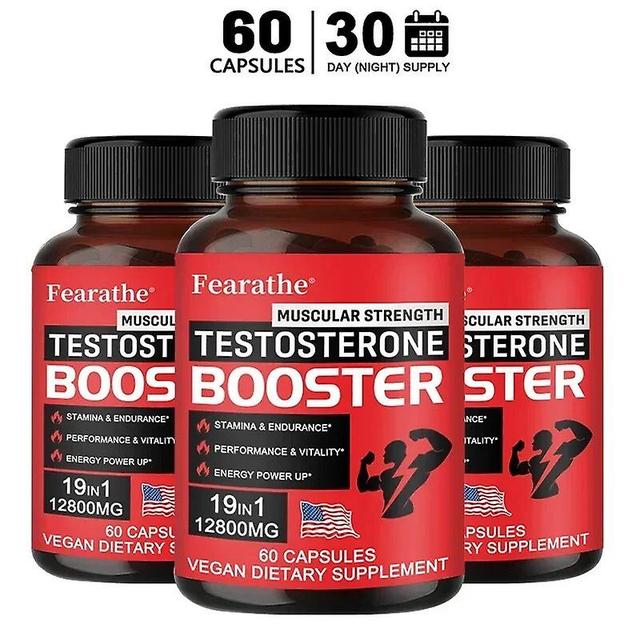 Vorallme Maximum Strength Supplement für Männer - Hilft, Kraft, Ausdauer, Antrieb und Ausdauer zu verbessern 60 count-3 bottle on Productcaster.