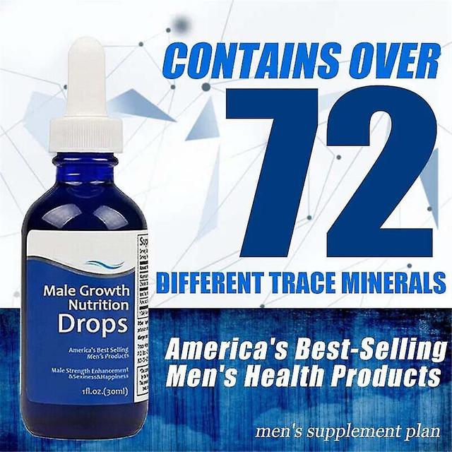 2X Revitahepa Male Growth Nutrition Drops, Blue Direction Benefit Drops for Men on Productcaster.