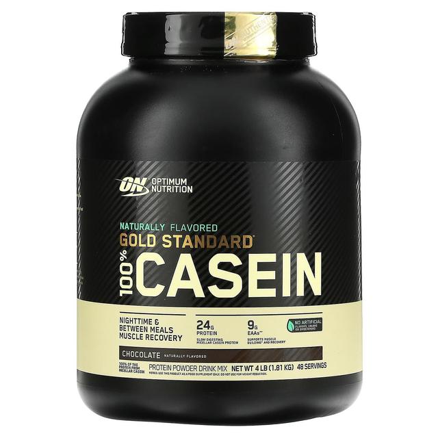 Optimum Nutrition Optymalne odżywianie, Gold Standard 100% kazeina, czekolada, 4 funty (1,81 kg) on Productcaster.