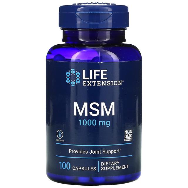 Life Extension, MSM, 1.000 mg, 100 Capsules on Productcaster.