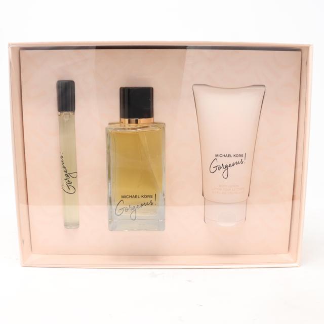 Michael Kors Gorgeous! Eau De Parfum 3-Pcs Set / New With Box on Productcaster.