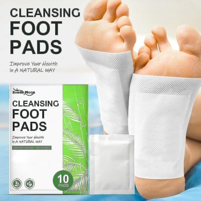 Natural Bamboo Charcoal Foot Patches Moisture Toxin Foot Patches 10pc/bag on Productcaster.