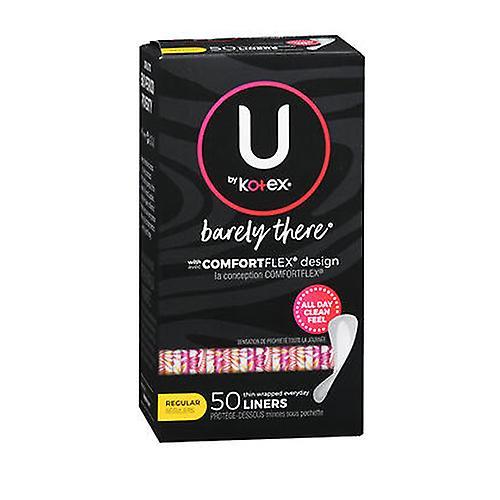 U by Kotex sotva tam zabalené každodenné vložky, každý po 50 (balenie po 1) on Productcaster.