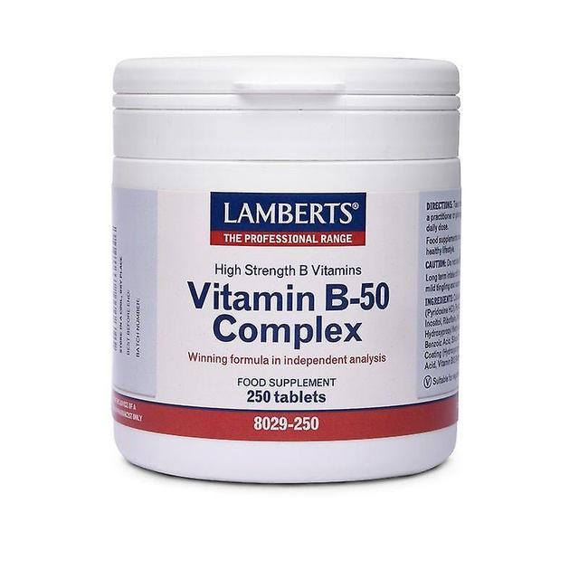 Lamberts Vitamin B-50 Complex Tablets 250 (8029-250) on Productcaster.