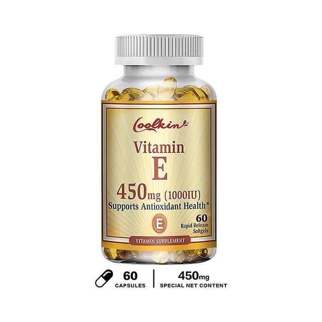 Vorallme Natural Vitamin E Capsules 450 Mg, Support Immune Function, Dietary Supplement For Antioxidant Support 60 capsules on Productcaster.