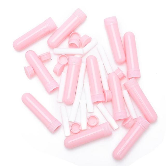 unbrand 12pcs etherische olie blank neusinhalator buizen Muti kleur blanco neuscontainers Roze on Productcaster.