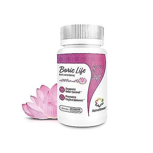 Nutrablast boric acid vaginal suppositories 30 count on Productcaster.