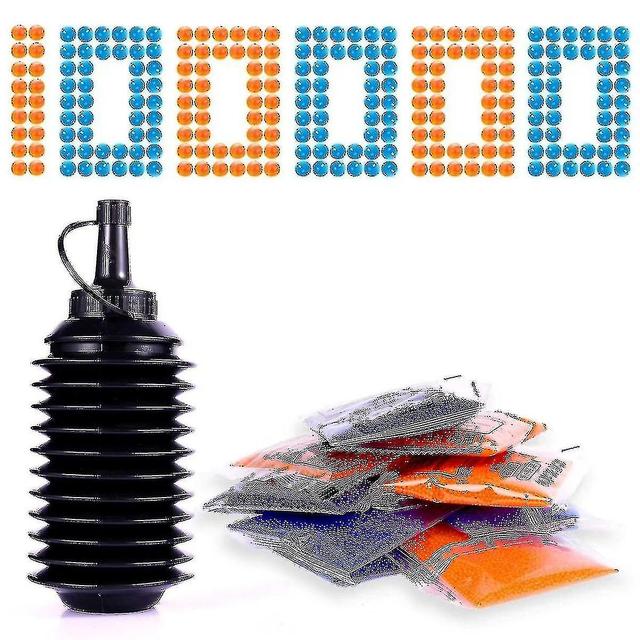 Vdd Gel Blaster Ammo&speed Refill , 7-8 Mm Water Gel Balls(100000)speed Refill Can Hold 10000 Pcs (accept Free Returns Anytime) -xx on Productcaster.