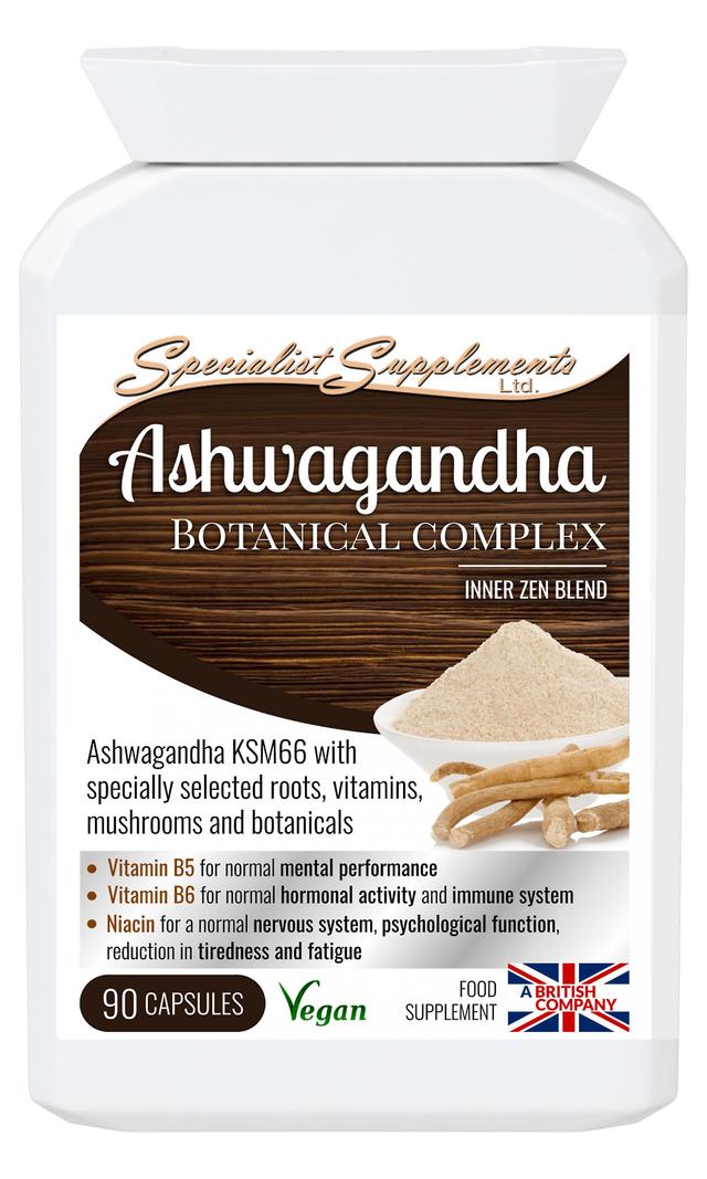 Specialist Supplements Ashwagandha Botanical Complex 90's on Productcaster.