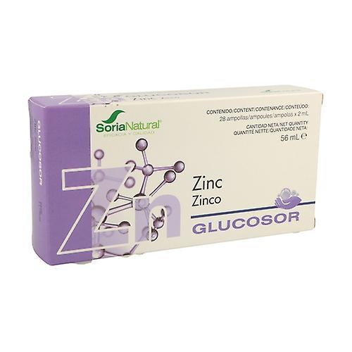 Soria Natural Glucosor Zinc 28 vials on Productcaster.