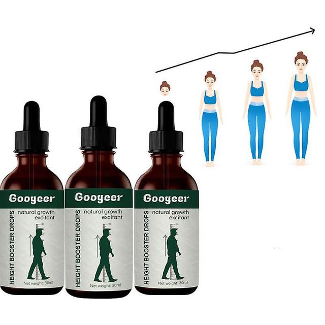 3Pcs Sci-Effect Height Growth Oil, Height Booster Drops 30ml on Productcaster.