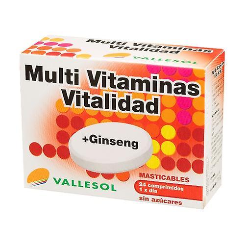 Vallesol Multivitamíny a ženšen 24 tabliet on Productcaster.