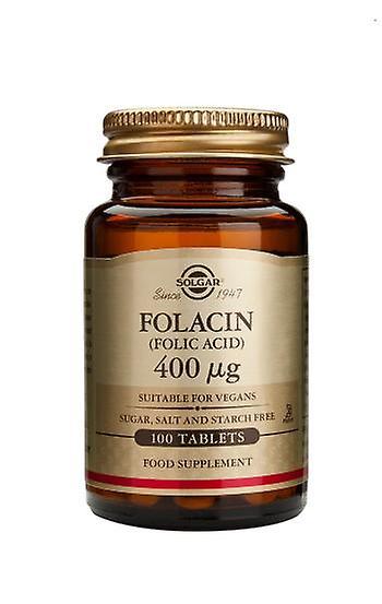 Solgar Folacin (Folic Acid) 400 ug Tablets, 100 on Productcaster.