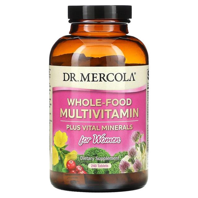 Dr. Mercola, Whole-Food Multivitamin Plus Vital Minerals for Women, 240 Tablets on Productcaster.