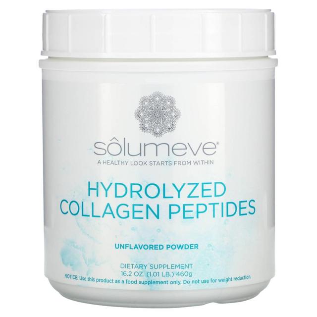 Solumeve, Hydrolyzed Collagen Peptides, Unflavored Powder, 16 oz (1 lb) 460 g on Productcaster.