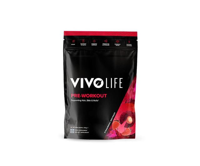 Vivo life pre-workout jordbærrødbeder 255g on Productcaster.