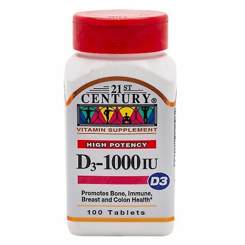 21st Century Vitamin D3,1000IU,100 Tabs (Paquet de 1) on Productcaster.